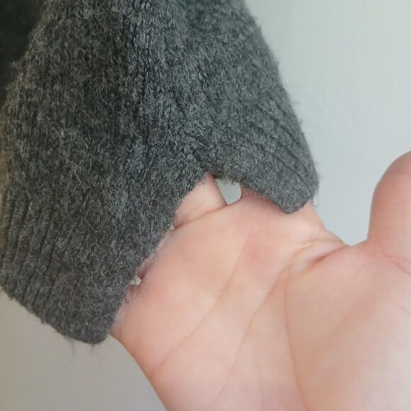 Zara Kids Knit Sweater Size 4-5 Years 110cm Gray Bunny - Picture 5 of 7